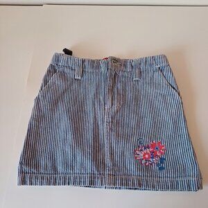 Girls' Kids Be Live Sportswear 100% Coton Stripped Skirt 6